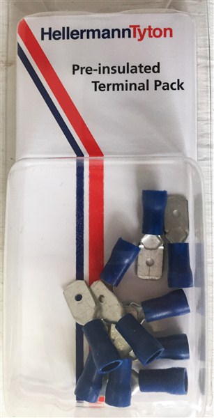 Terminal Pp Insul Fem Discon 4.75X0.5Mm Pkt10 Prpk34