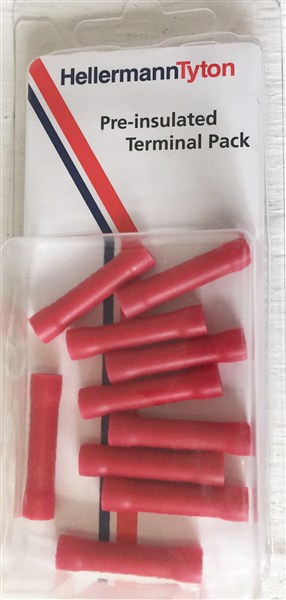 Terminal Pp Insul Full Vinyl 6.35X0.8Mm Pkt5 Prpk38