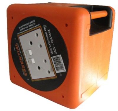 Extension Reel D/Plug 10Mt*1.0Mm Plastic