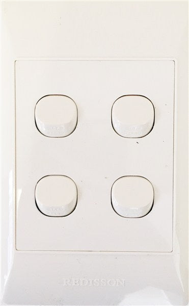 Switch Light 4 Lever 4*2 1 Way A104