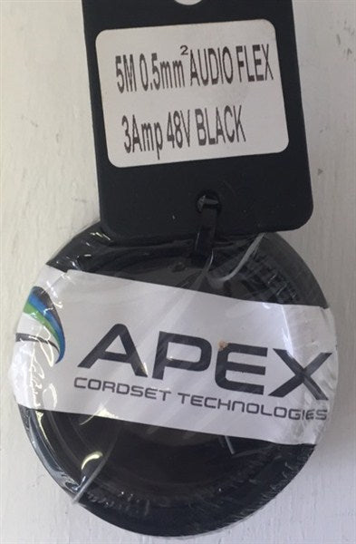 Wire Ripcord Prepack Black 0.5Mm X  5Met