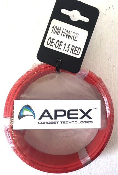 Wire Housewire Prepack  Red 1.5Mm X 10Met