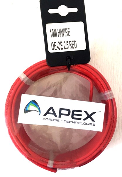 Wire Housewire Prepack  Red 2.5Mm X 10Met