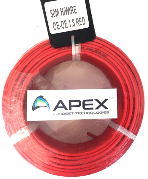 Wire Housewire Prepack  Red 1.5Mm X 50Met