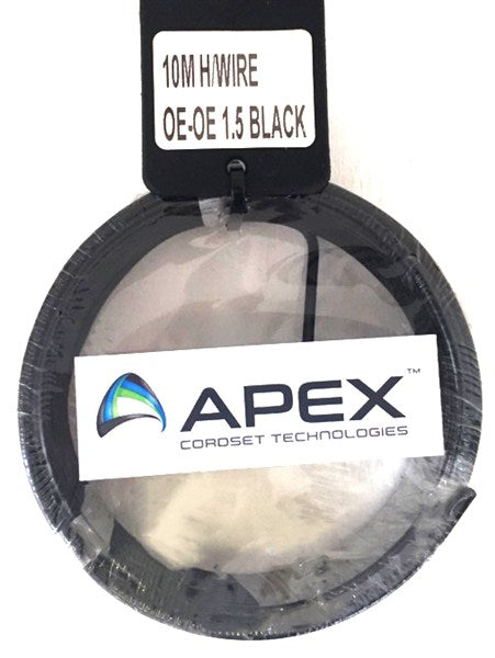 Wire Housewire Prepack  Black 1.5Mm X 10Met