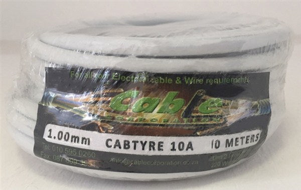 Wire C900Tyre Prepack White 1.0Mm X 3 X 10Met