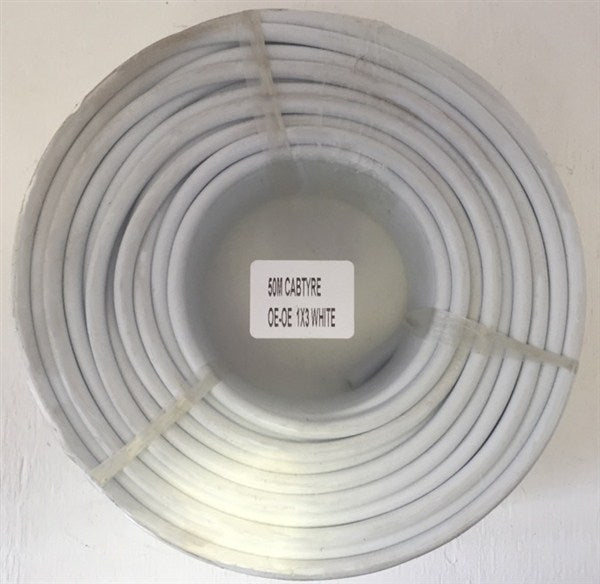 Wire C900Tyre Prepack White 1.0Mm X 3 X 50Met