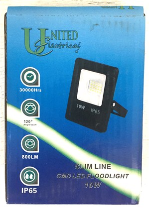 Floodlight Fitting Led Slimline  10W 30000Hrs 700Lm