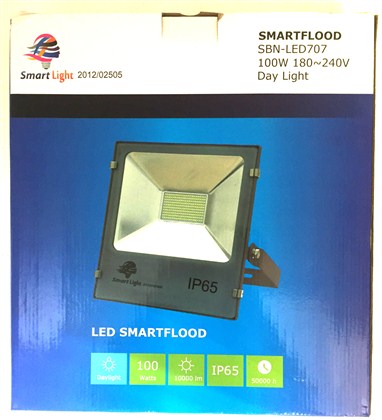 Floodlight Fitting Led Slimline 100W 30000Hrs 7000Lm
