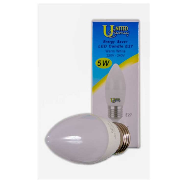 Globe Candle Led E27 Es 5W Non Dim Warm/W 20000H