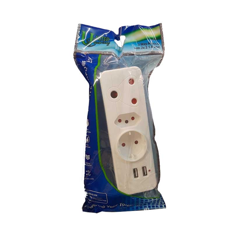 Adaptor 3 Way With Use Uad - 03Usb