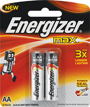 Energizer Max Aa - 2 Pack (Moq 20) E91Bp2-Max