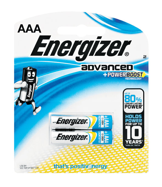 Energizer Advanced:  Aaa - 2 Pack (Moq12) X92Rp2