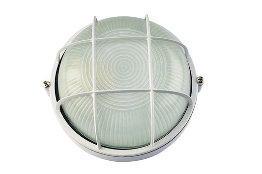 BULKHEAD ROUND E27 PLUS GRID