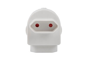 Adaptor Twin Euro White E/Mate