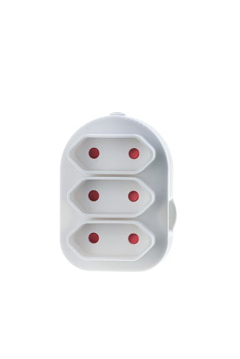 Adaptor Triple Euro White E/Mate