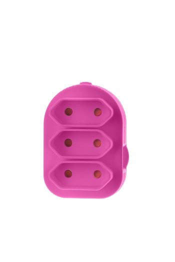 Adaptor Triple Euro Pink E/Mate