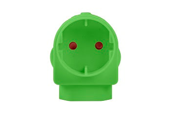 Adaptor Euro/Schuko Green E/Mate