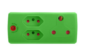 Adaptor 1X16A+2X5A Green E/Mate