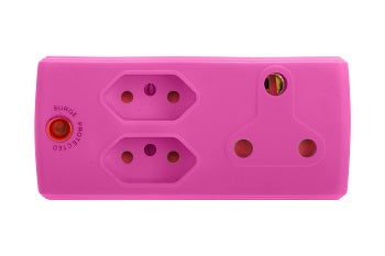 Adaptor 1X16A+2X5A Pink E/Mate