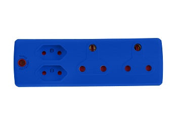 Adaptor 2X16A+2X5A Blue E/Mate