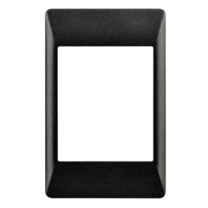 Brightstar ECP614 Matt Black 2x4 Component Cover - Sleek Modern Design