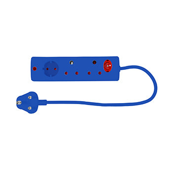 Multiplug 3Way Blue E/Mate
