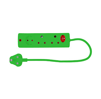 Multiplug 3Way Green E/Mate
