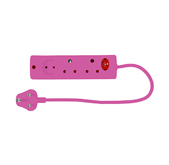 Multiplug 3Way Pink E/Mate