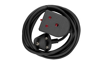 Extension Lead 16A  3M Black E/Mate