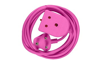 Extension Lead 16A  3M Pink E/Mate
