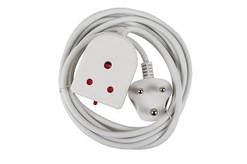 Extension Lead 10A  3M White E/Mate
