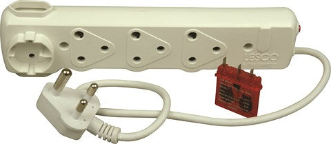 Electrical Mts Multiplug 6Way +Cord W/Surge