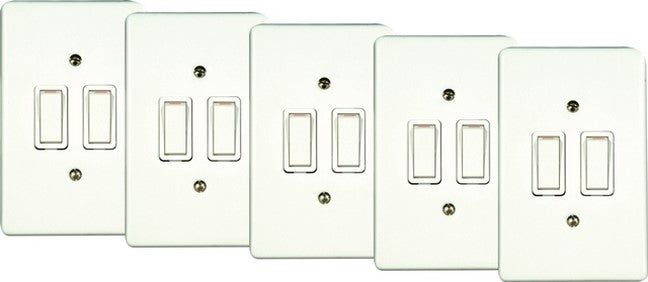 Electrical Mts Switch 2L Assembled Bulk Pk 5Pc