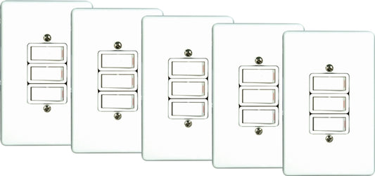 Electrical Mts Switch 3L Assembled Bulk Pk 5Pc