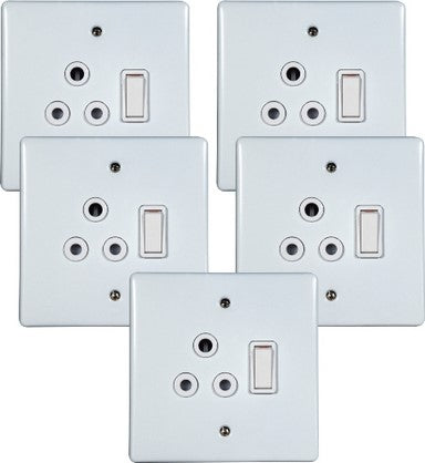 Electrical Mts Socket Double 4X4 Assembled 5Pc