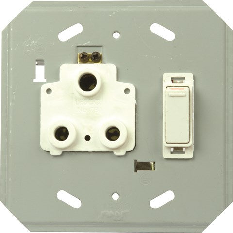 Electrical Mts Socket Single 4X4 Assembled 5Pc