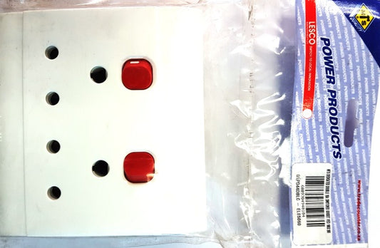 Electrical Mts Socket Sw Double Dedi 16A 100X100
