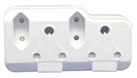 Electrical Mts Adaptor Horizontal 2X16A 2X5A