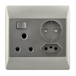 Brightstar EPL362 DUO 16 AMP Plug with New RSA Socket and Schuko (4x4)