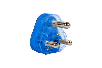 Plug Top 16A Hollow Pin Blue E/Mate