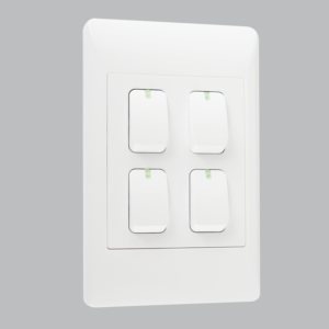 Brightstar ESW004/ESW004/2 White 4-Lever 1-Way & 2-Way Switches