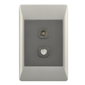 Brightstar ESW090 DUO Dual TV and Satellite Socket