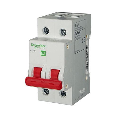 Schneider Electric Easy9 Isolator 63A 2 Pole 3Ka
