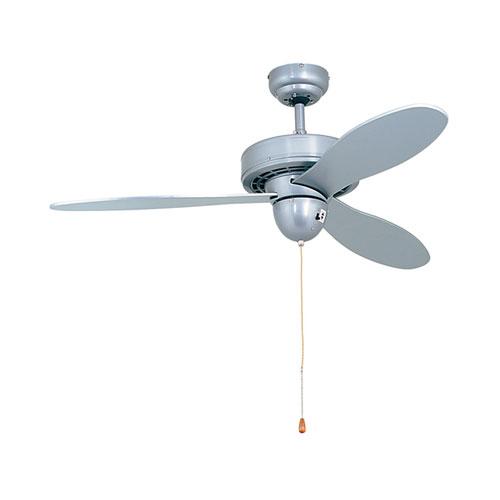 42" 3 Blade Airplane Ceiling Fan - Silver