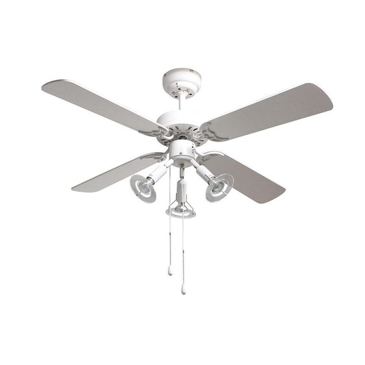 42" 4 Blade Premier Ceiling Fan With Light - White