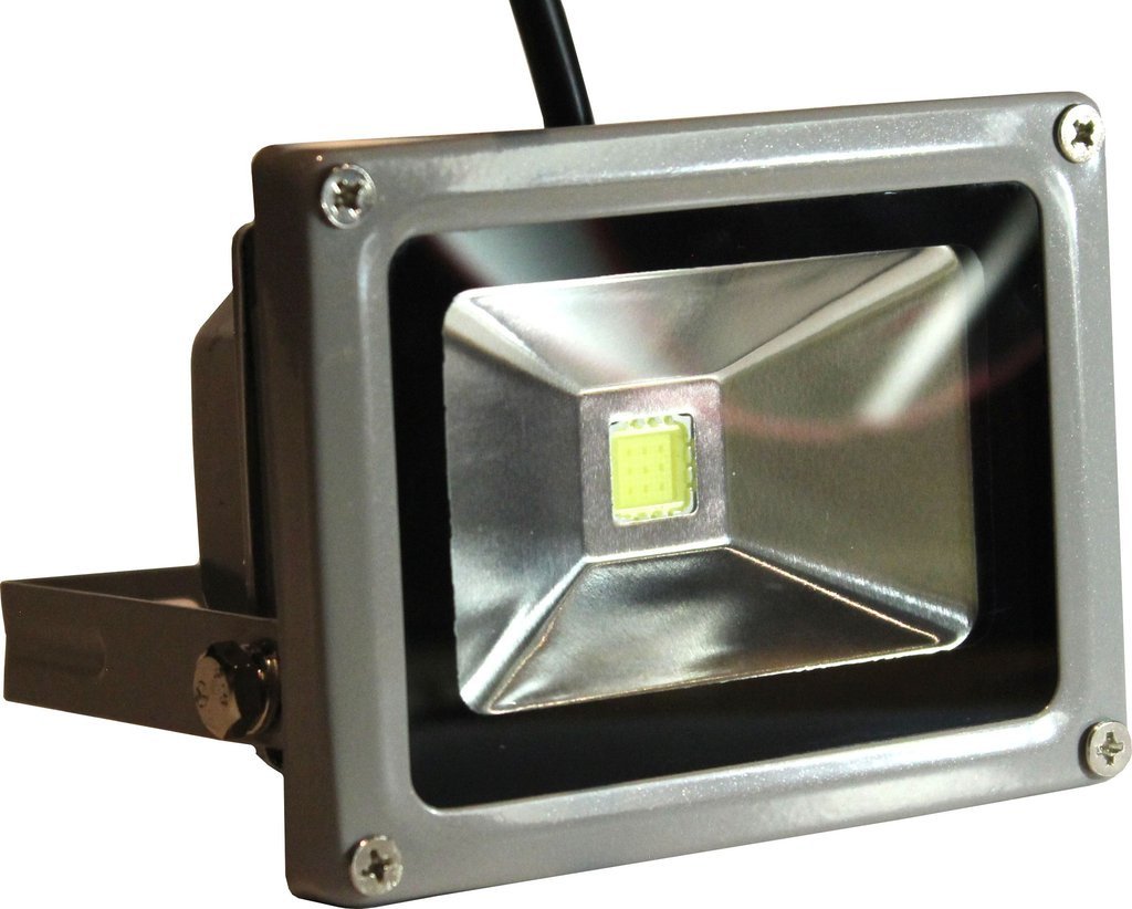 MR Electric 10W LED Floodlight with Sensor - Ideal for Industrial and Commercial Use, White 6500K