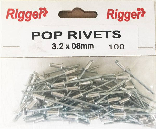Rivet Pop Size: Fap3208Pec-Pkt 100