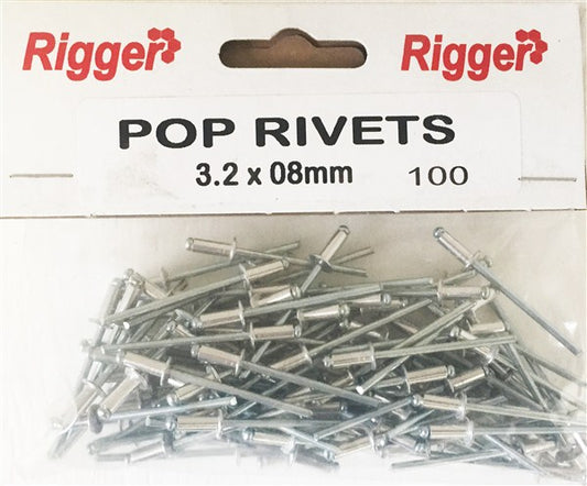 Rivet Pop Size: Fap3208Pec-Pkt 100