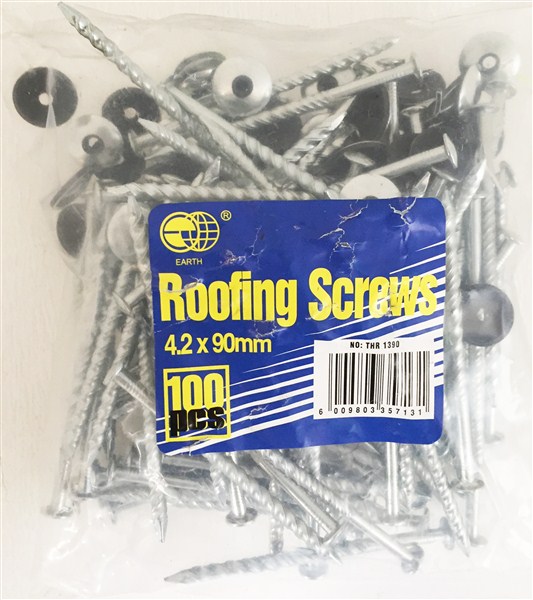 Screw Roofing [Comb/Washer] Corrulock  90Mm Box Of 100